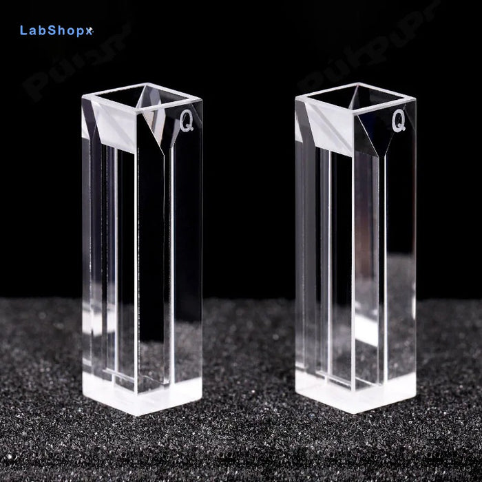 Micro UV Quartz Cuvette Fluorescence 10mm Cells with Lid | LABSHOPX