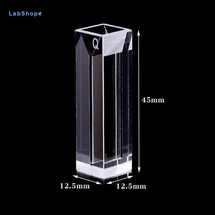 Micro UV Quartz Cuvette Fluorescence 10mm Cells with Lid | LABSHOPX