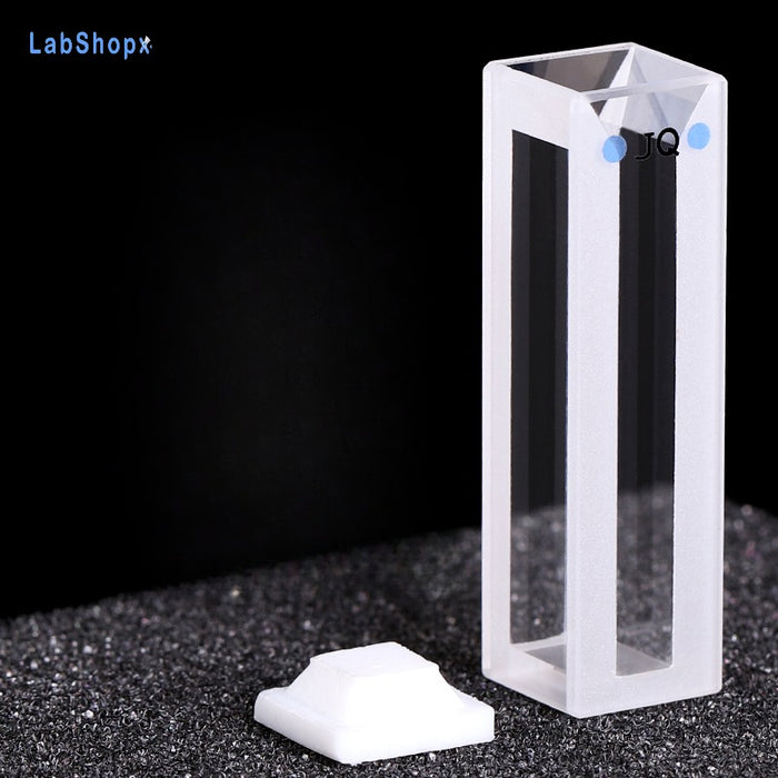 1750ul Micro Quartz Fluorescence Cuvette with Lid | LABSHOPX