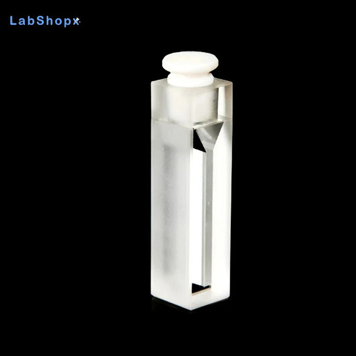 700ul Micro Quartz Cuvette Cell with Stopper 10mm  for Lab | LABSHOPX