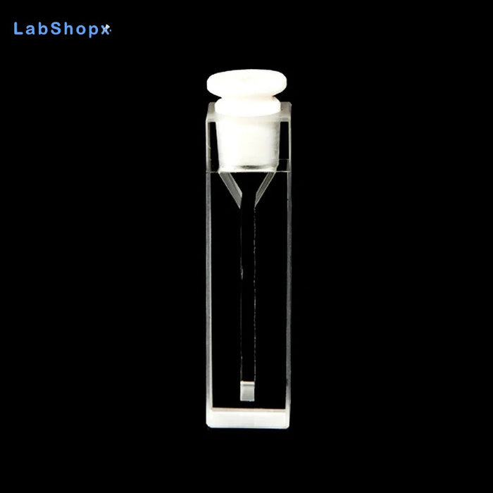700ul Micro Quartz Cuvette Cell with Stopper 10mm  for Lab | LABSHOPX