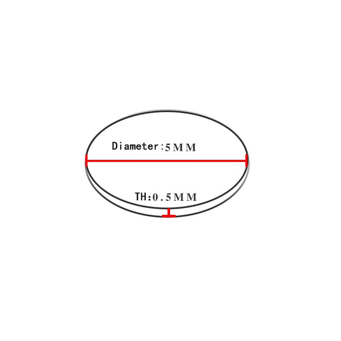 Quartz Plate Fused Quartz Plates Quartz Glass Plate Circle| LABSHOPX