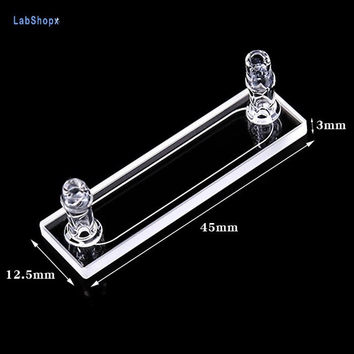 30-600ul Optical UV Flow Quartz Cuvette Cell with Two Tubes | Labshopx