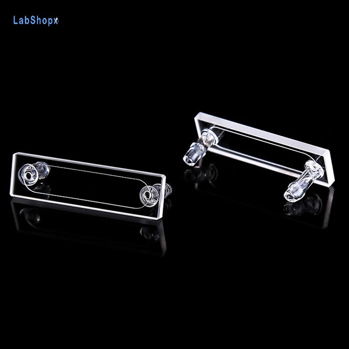 30-600ul Optical UV Flow Quartz Cuvette Cell with Two Tubes | Labshopx