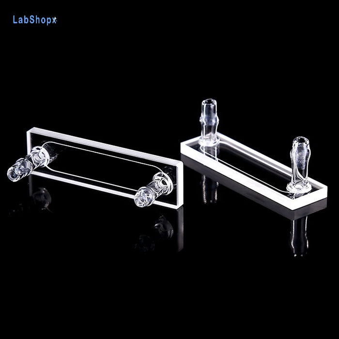30-600ul Optical UV Flow Quartz Cuvette Cell with Two Tubes | Labshopx