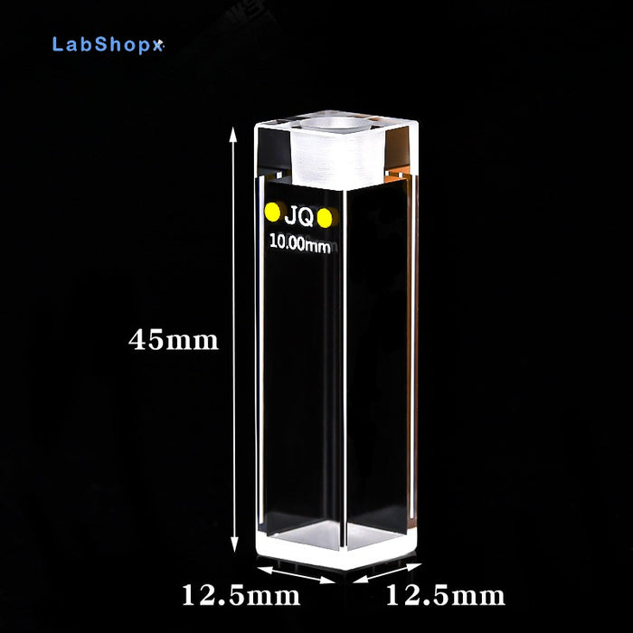 3.5ml Quartz Cell 10mm Fluorescence Closed Quartz Cuvettes| LABSHOPX