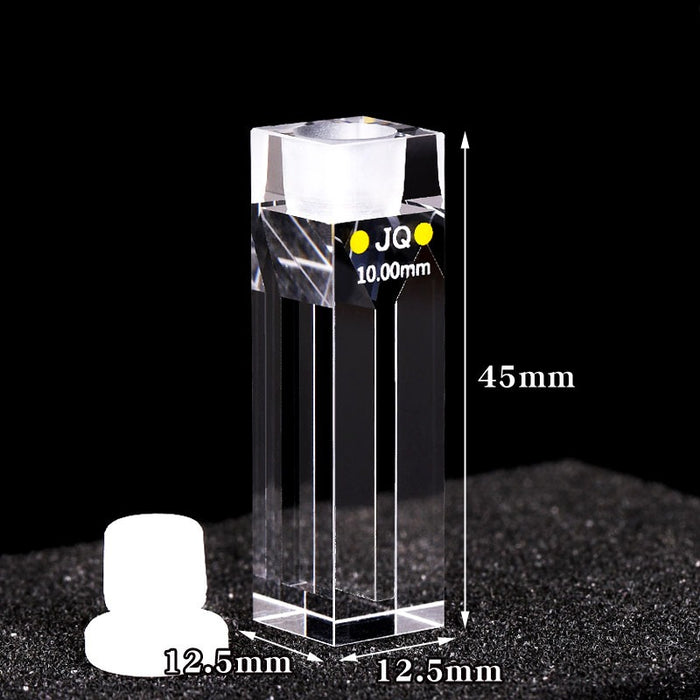 700ul Quartz Cell Fluorescence Closed 10mm Quartz Cuvettes| LABSHOPX