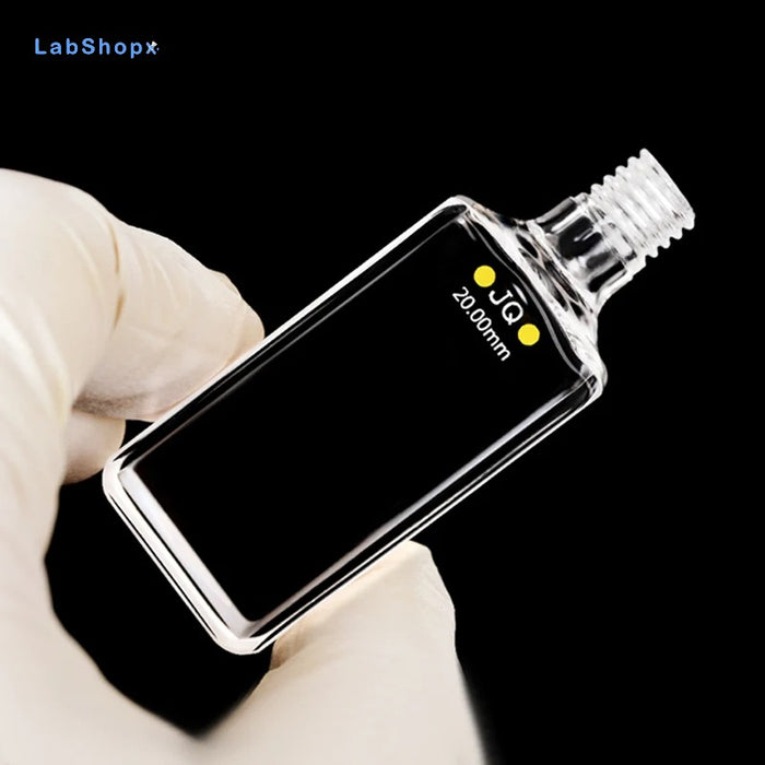 17ml Quartz Cell with Screw Cap 20mm Quartz Screw Bottle | LABSHOPX
