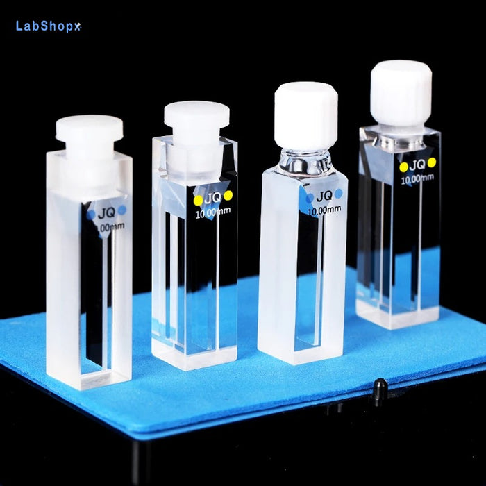 Quartz Cell with Stopper 10mm Trace Colorimetric Dish 350ul | LABSHOPX