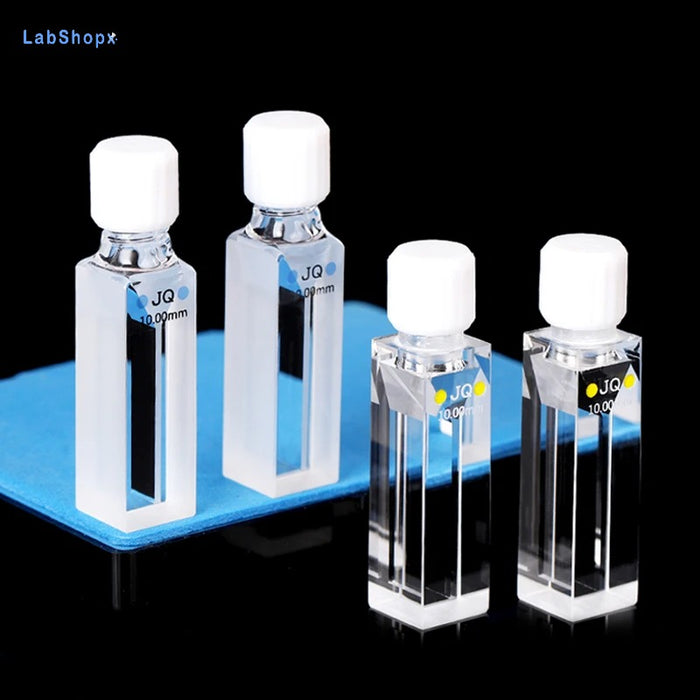 Quartz Cell with Stopper 10mm Trace Colorimetric Dish 350ul | LABSHOPX