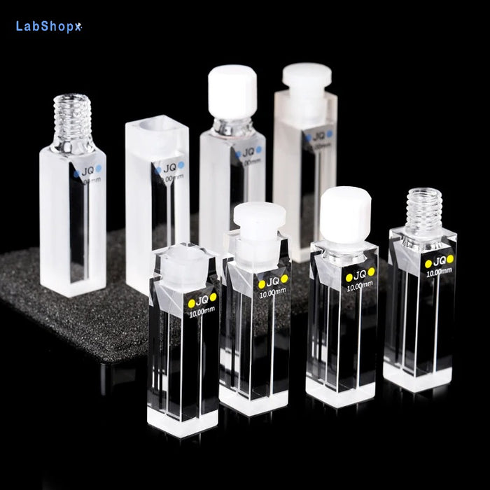 Quartz Cell with Stopper 10mm Trace Colorimetric Dish 350ul | LABSHOPX