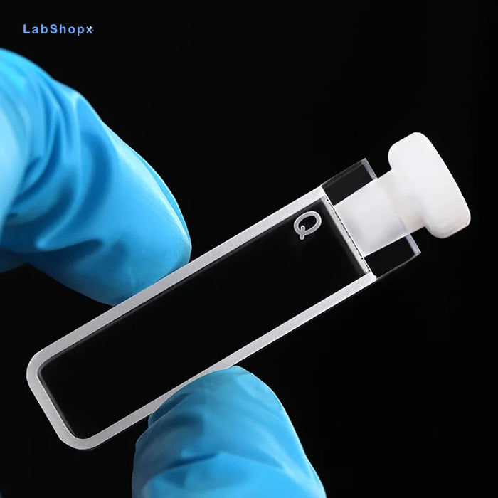 Quartz Closed Cuvette Airtight 1cm Paired UV Quartz Band Plug| LABSHOPX