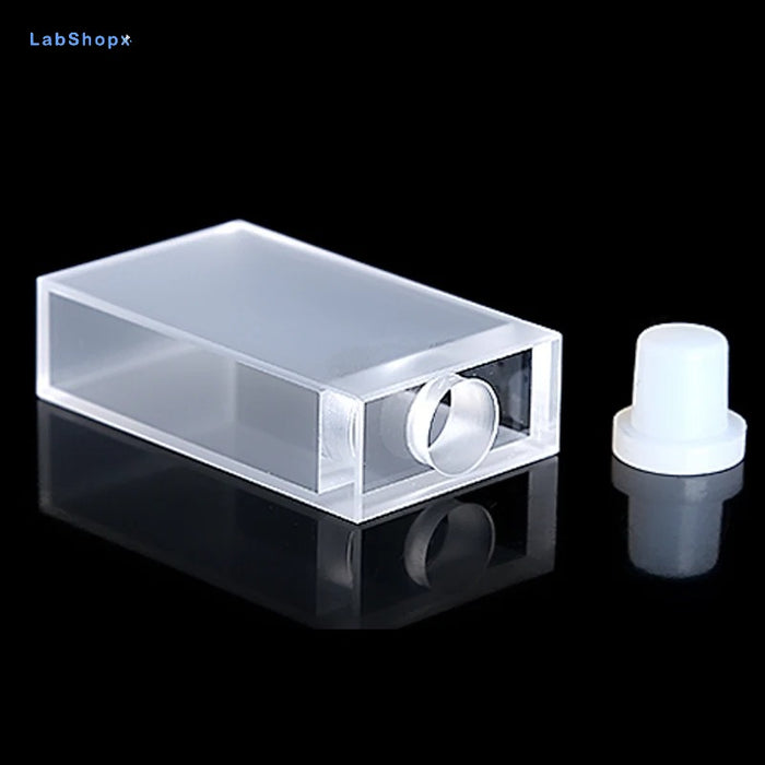 8.8ml Quartz Closed Cuvette Airtight 25mm Two Way Light | LABSHOPX