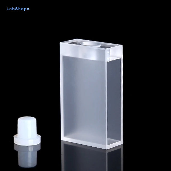 8.8ml Quartz Closed Cuvette Airtight 25mm Two Way Light | LABSHOPX