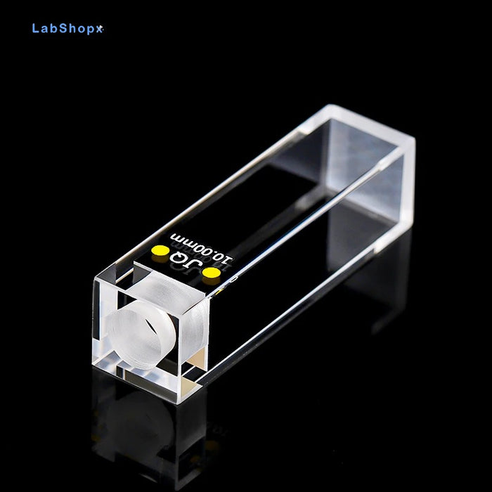 Quartz Closed Fluorescent Cuvette Airtight 1cm Paired UV Plug | LABSHOPX