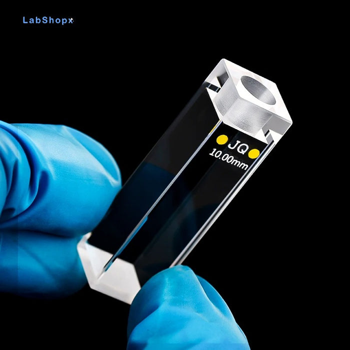 Quartz Closed Fluorescent Cuvette Airtight 1cm Paired UV Plug | LABSHOPX