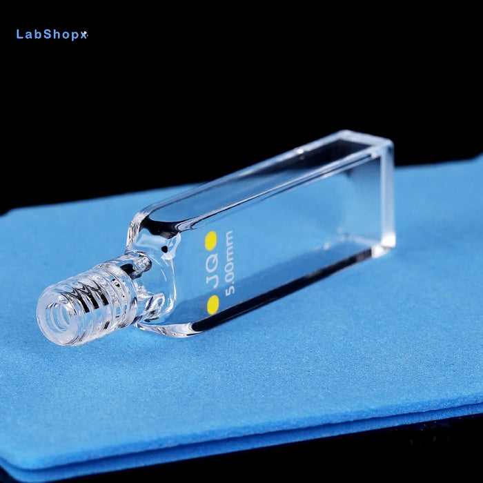 5mm Quartz Closed Fluorescent Cuvette Airtight Paired Plug| LABSHOPX