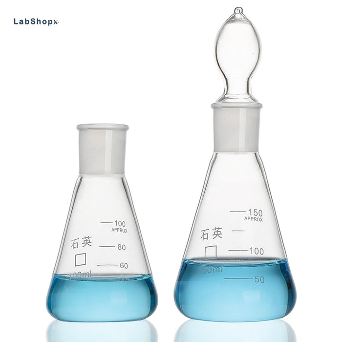 Quartz Conical Flask Quartz Volumetric Flask Erlenmeyer Flask| LABSHOPX