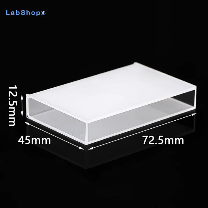 24.5ml Quartz Cuvette 70mm Quartz Cell UV Spectrophotometer | LABSHOPX
