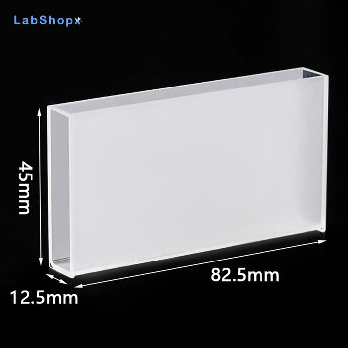 28ml Quartz Cuvette 80mm UV Spectrophotometry Cells | LABSHOPX