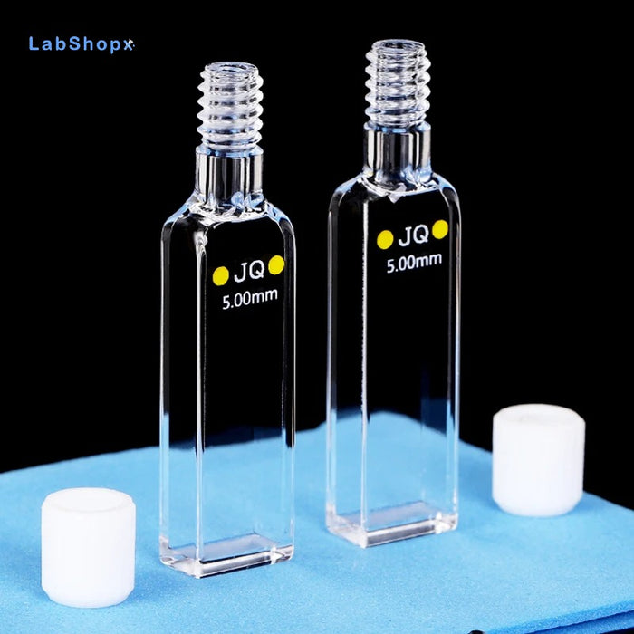 1050ul Quartz Cuvette Cell With Screw Cap 3mmTwo Way Light| LABSHOPX
