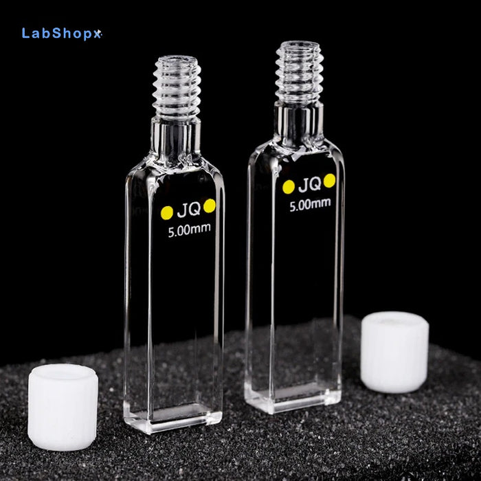 1050ul Quartz Cuvette Cell With Screw Cap 3mmTwo Way Light| LABSHOPX