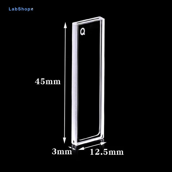 1pcs Quartz Cuvette Cells JGS1 for Spectrophotometer Lab | LABSHOPX