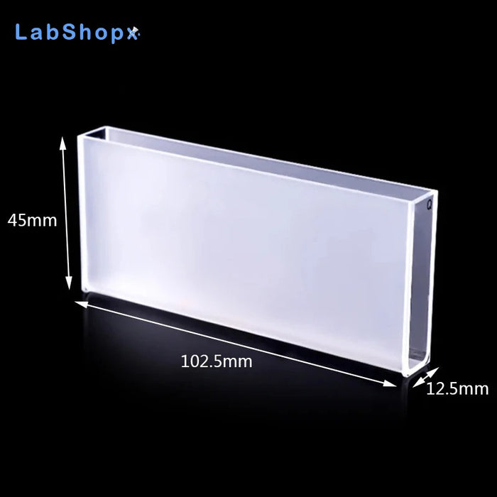 2 pcs Quartz Cuvette Cells100mm JGS1 for Spectrophotometer Lab | LABSHOPX