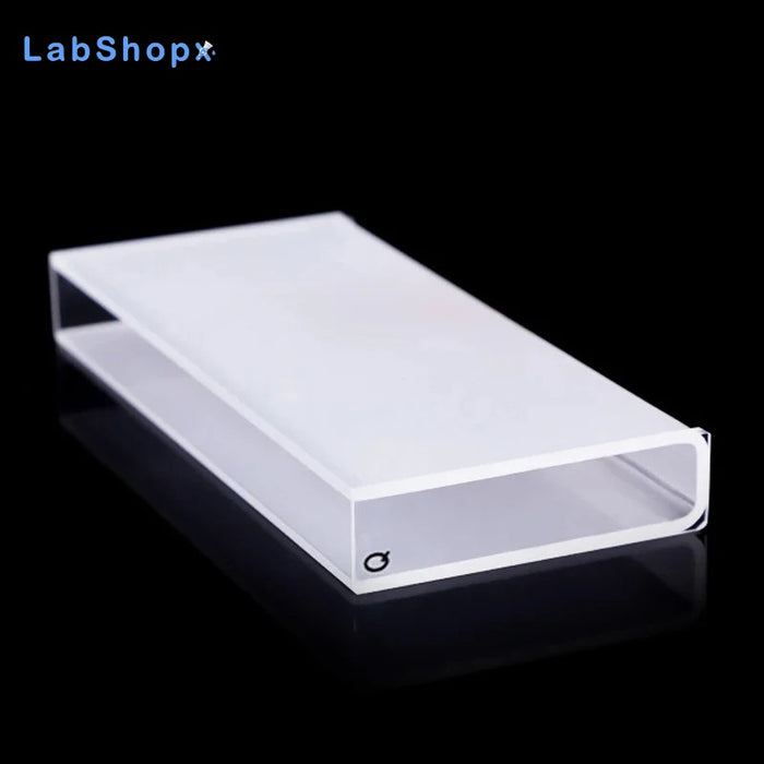 2 pcs Quartz Cuvette Cells100mm JGS1 for Spectrophotometer Lab | LABSHOPX