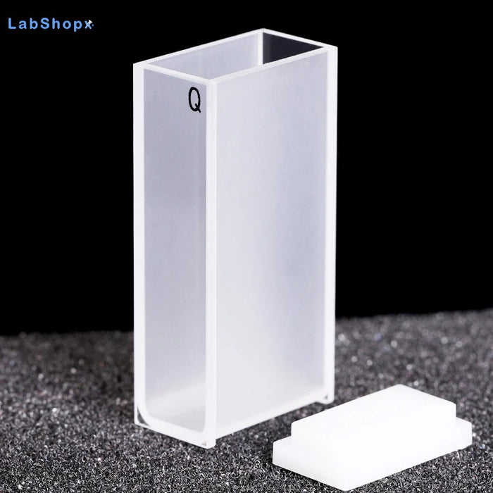 Quartz Cuvette Cells with Lid 20mm for Spectrophotometer Lab| LABSHOPX