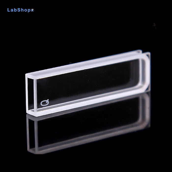 2pcs Quartz Cuvette Cells with Lid for Spectrophotometer Lab | LABSHOPX