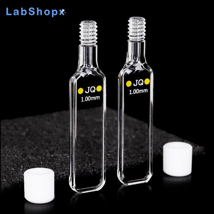 Quartz Cuvette Cells with Screw Cap Colorimetric Cuvette | LABSHOPX