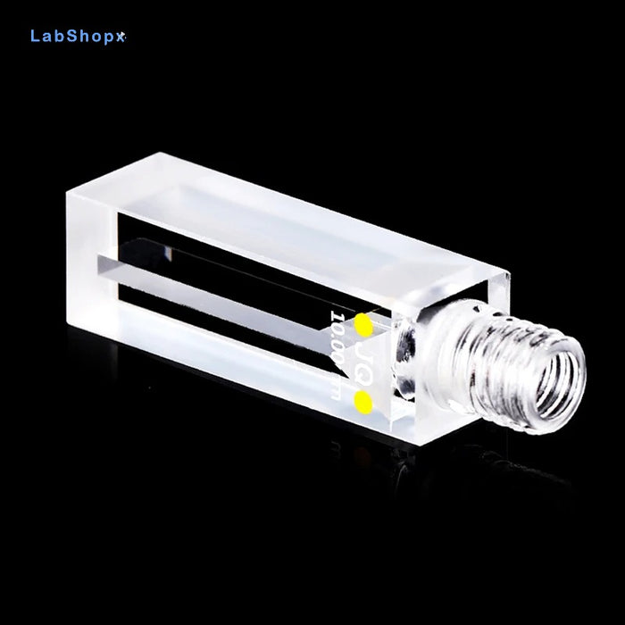 700ul Quartz Cuvette Cell with Screw Cap 10mm Two way Light | LABSHOPX