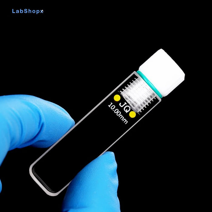 3.5ml Quartz Cuvette Cell with Screw Cap Sealed Cuvette10mm | LABSHOPX