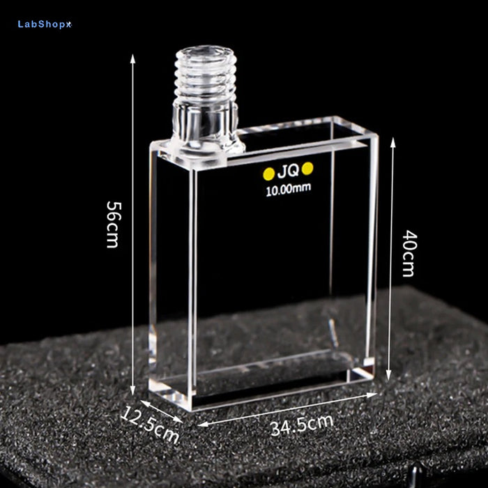 11ml Quartz Cuvette Cell with Screw Cap Six Way Light | LABSHOPX