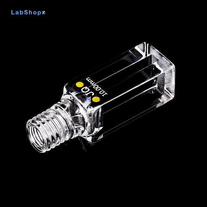 Quartz Cuvette Cell with Screw Cap UV Closed Four Way Light | LABSHOPX