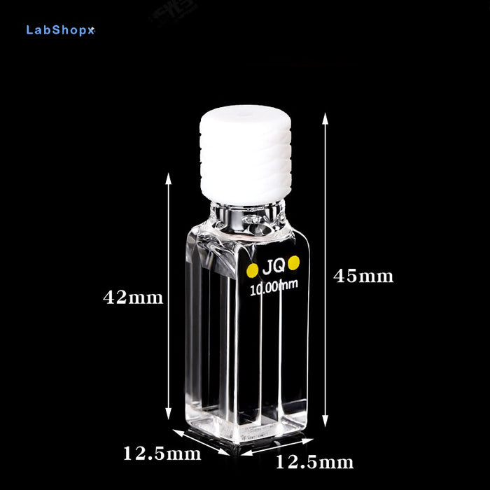 600ul Quartz Cuvette Closed Cells Colorimetric 10mm Cuvette | LABSHOPX