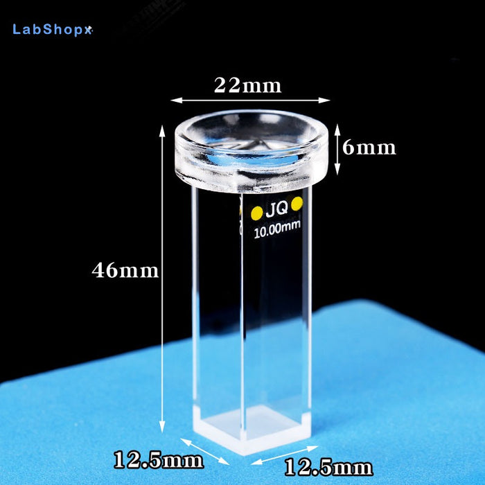 3.5ml Quartz Cuvette Funnel Cells Colorimetric 10mm Cuvette | LABSHOPX