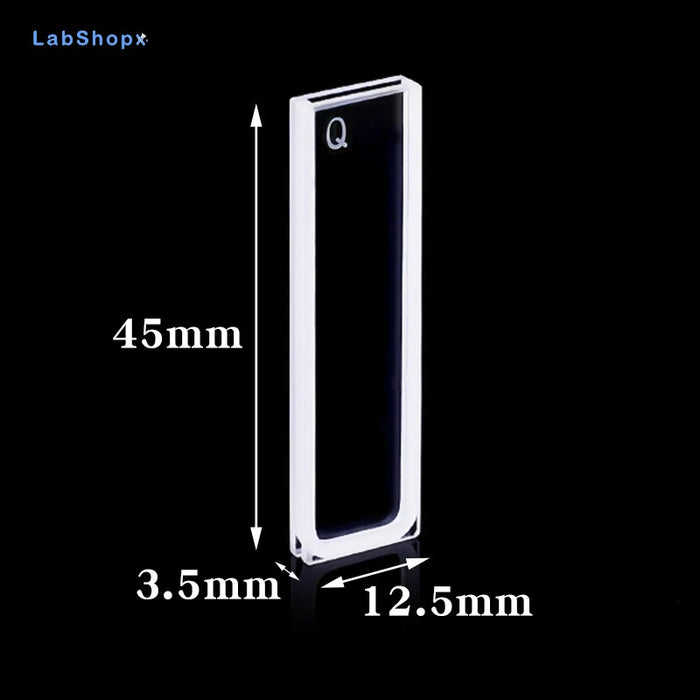Quartz Cuvette Quartz Cell UV Spectrophotometer Cuvette | LABSHOPX