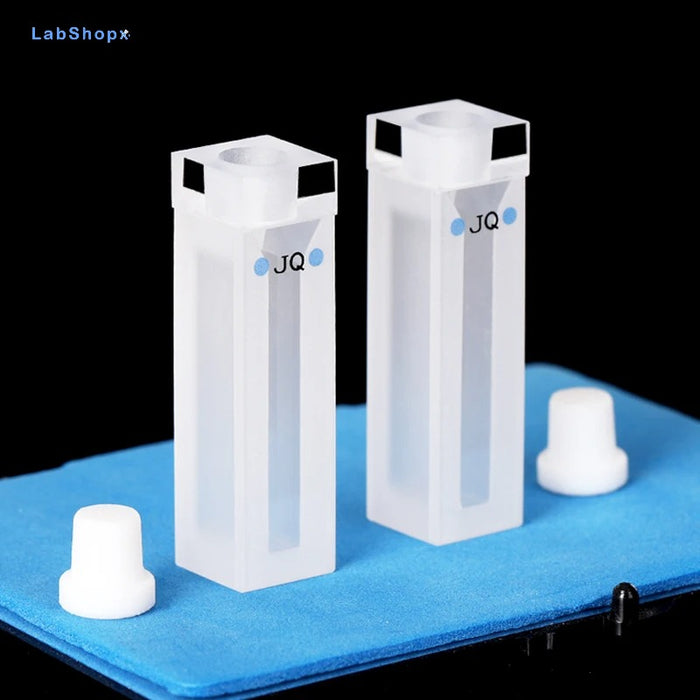 1400ul Quartz Cuvette Trace Cell with Stopper 10mm Slit 4mm | LABSHOPX