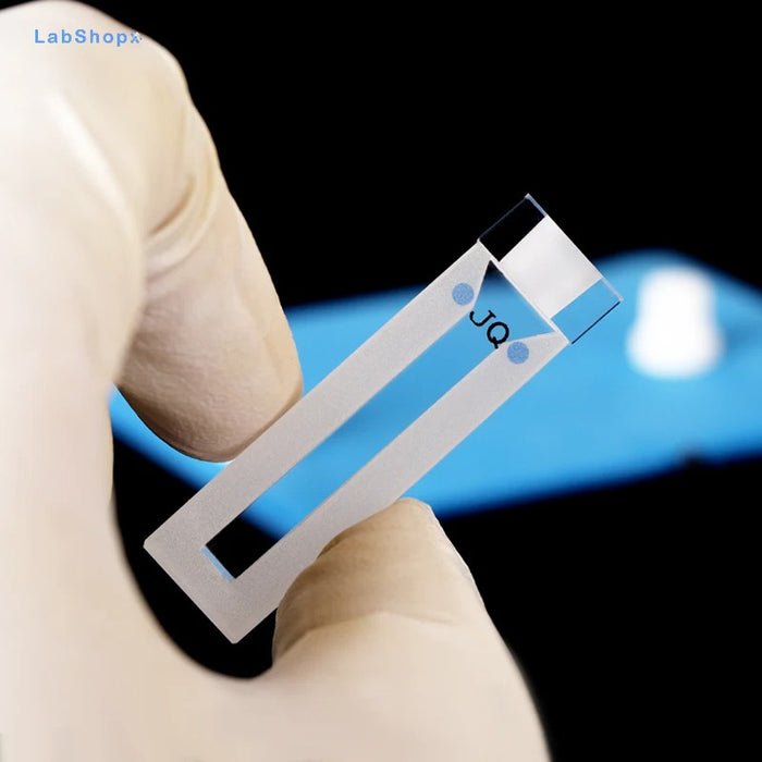 1400ul Quartz Cuvette Trace Cell with Stopper 10mm Slit 4mm | LABSHOPX