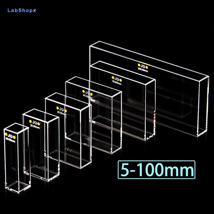Quartz Cuvettes Five Polished Windows Fluorescence Detection Cells | LABSHOPX
