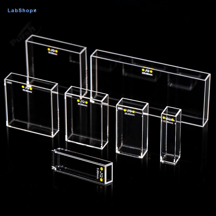 Quartz Cuvettes Five Polished Windows Fluorescence Detection Cells | LABSHOPX
