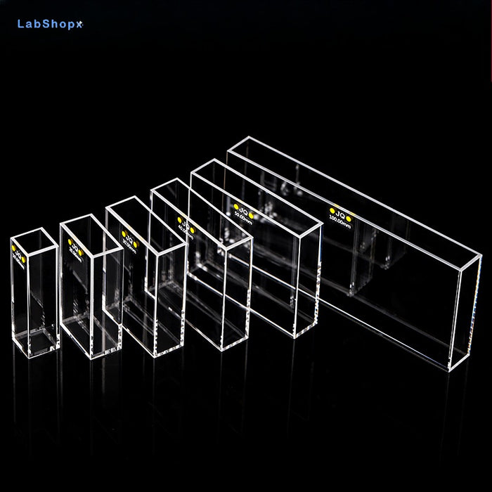 Quartz Cuvettes Five Polished Windows Fluorescence Detection Cells | LABSHOPX