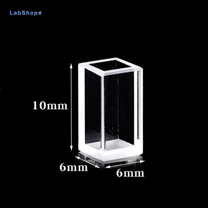 110ul Quartz Cuvettes Four Polished Windows  4mm Cells | LABSHOPX