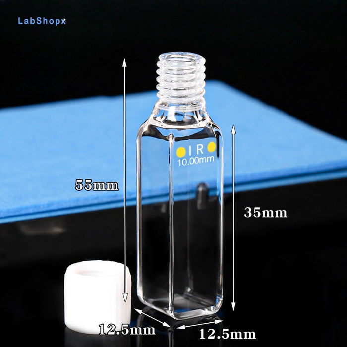 Quartz Cuvettes Sealed Quartz Cell Infrared Four Way Light|Labshopx