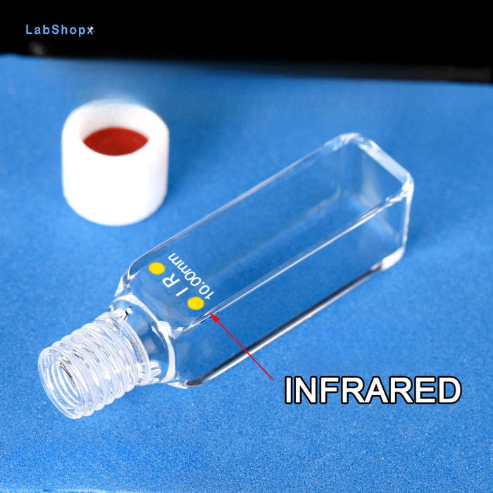 Quartz Cuvettes Sealed Quartz Cell Infrared Four Way Light|Labshopx