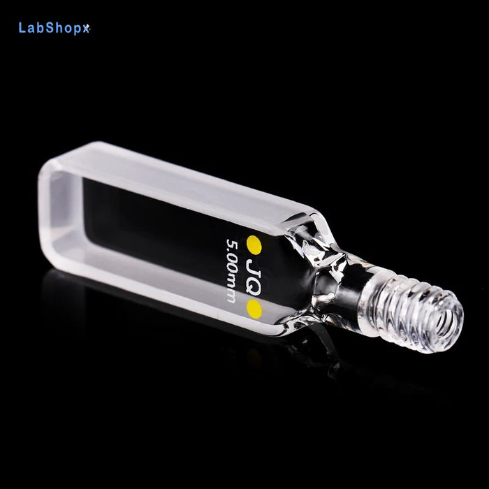 Quartz Cuvettes UV Cell with Screw Cap Colorimetric Dish| LABSHOPX