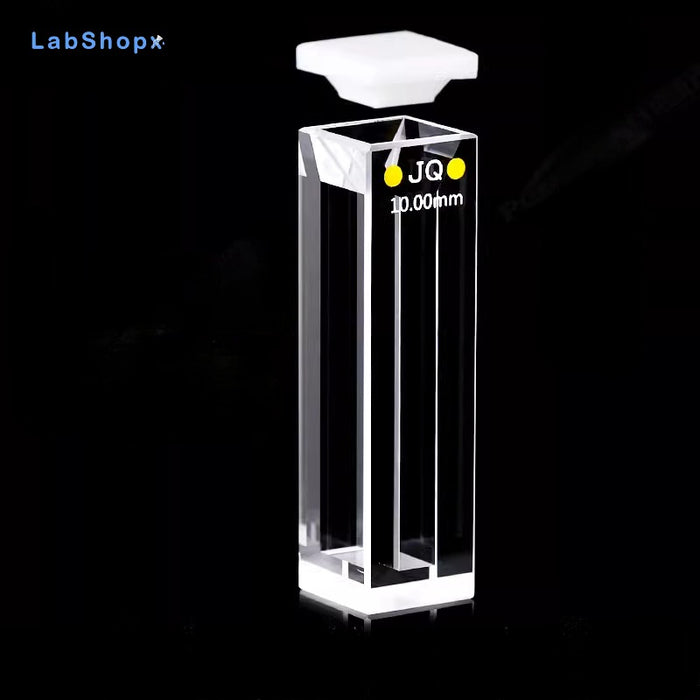 Quartz Cuvettes with Stopper Quartz Cells Slit Fluorescence  | LABSHOPX