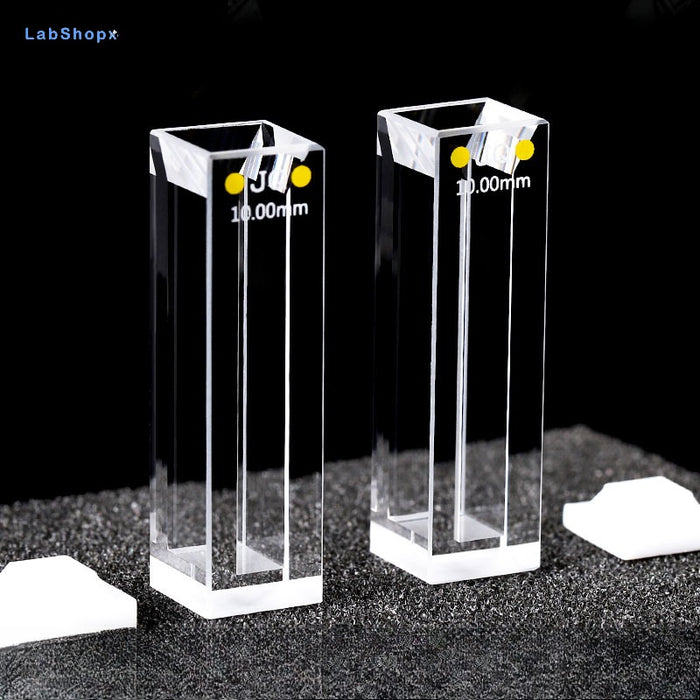 Quartz Cuvettes with Stopper Quartz Cells Slit Fluorescence  | LABSHOPX